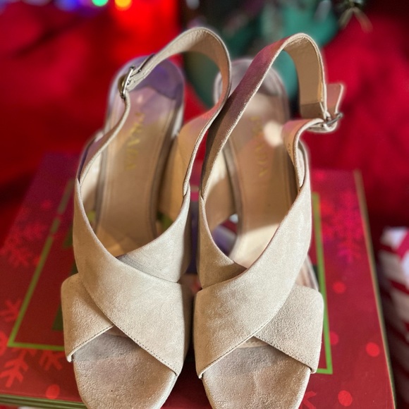 Prada Chunky Heeled Sandals - Picture 3 of 4